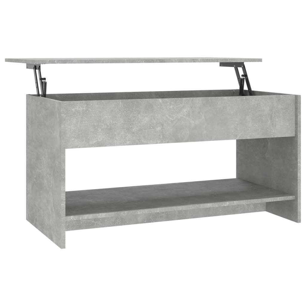 vidaXL Couchtisch Couchtisch Betongrau 102x50x52,5 cm günstig online kaufen