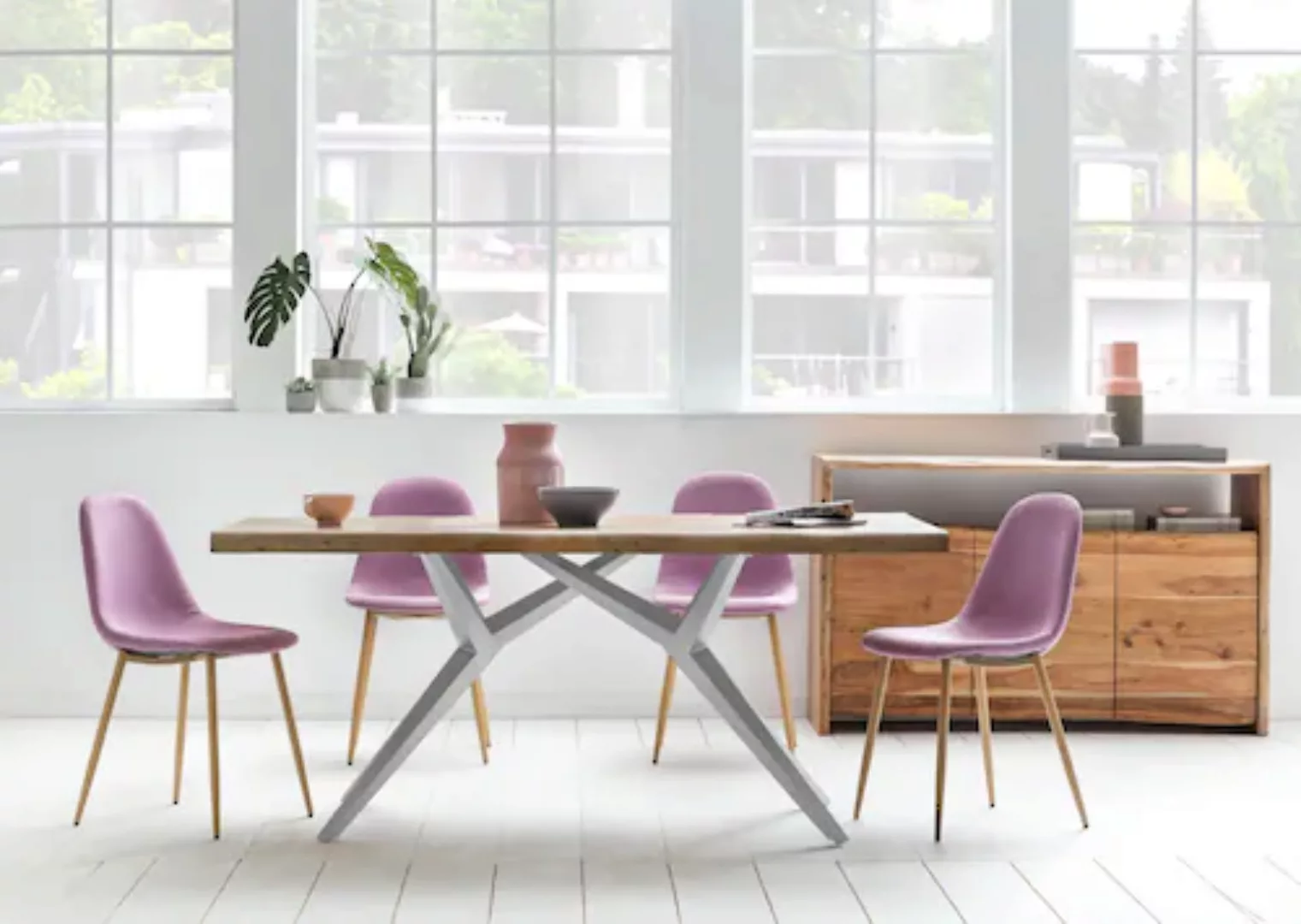 SIT Esstisch "Tables", mit elegantem Metallgestell, Shabby Chic, Vintage günstig online kaufen