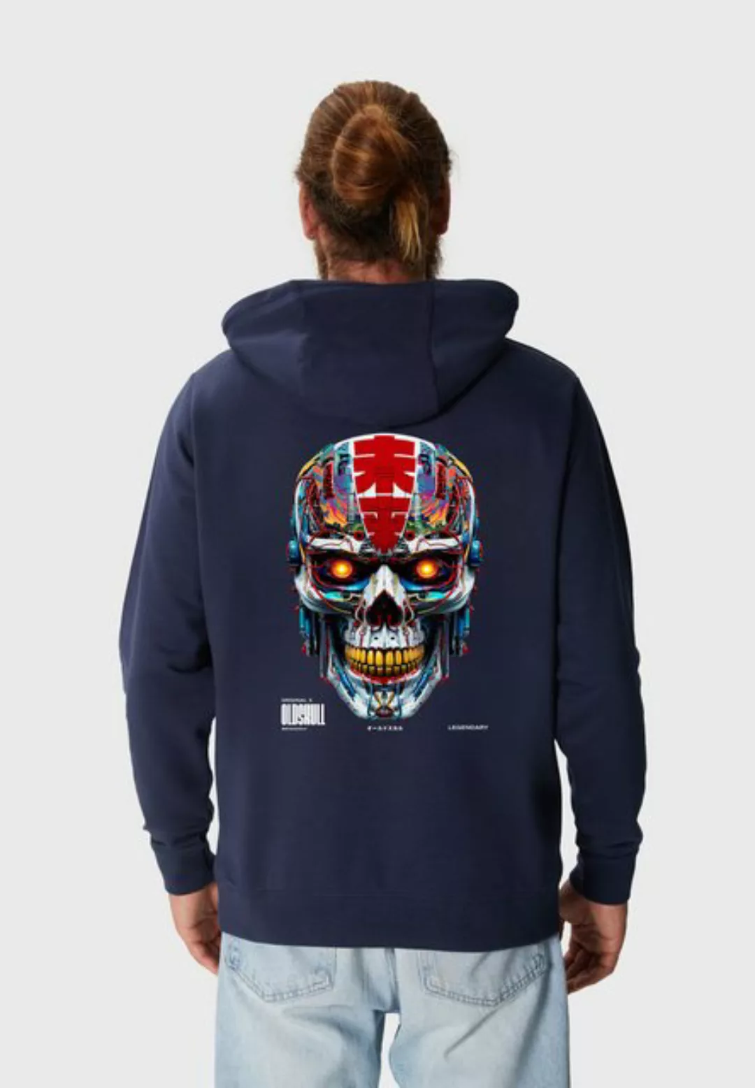 Oldskull Hoodie Xtreme Vivid Skull Graphic günstig online kaufen