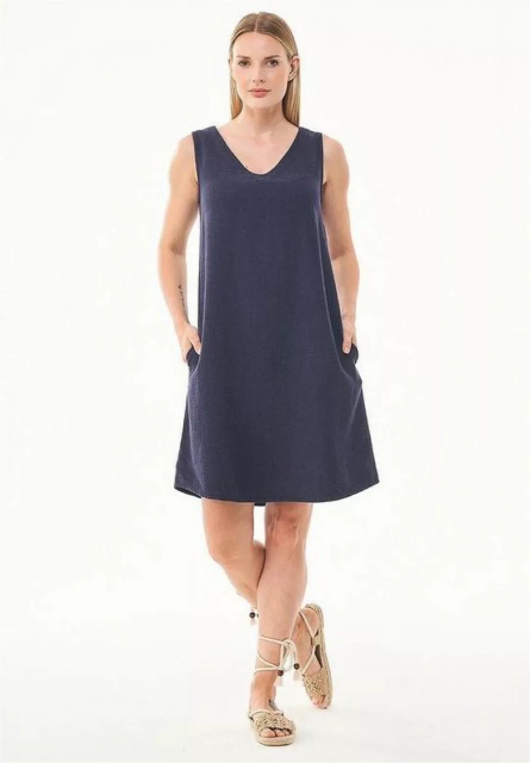 ORGANICATION Jerseykleid ORGANICATION Damen Kleid, ärmellos, garment-dyed günstig online kaufen