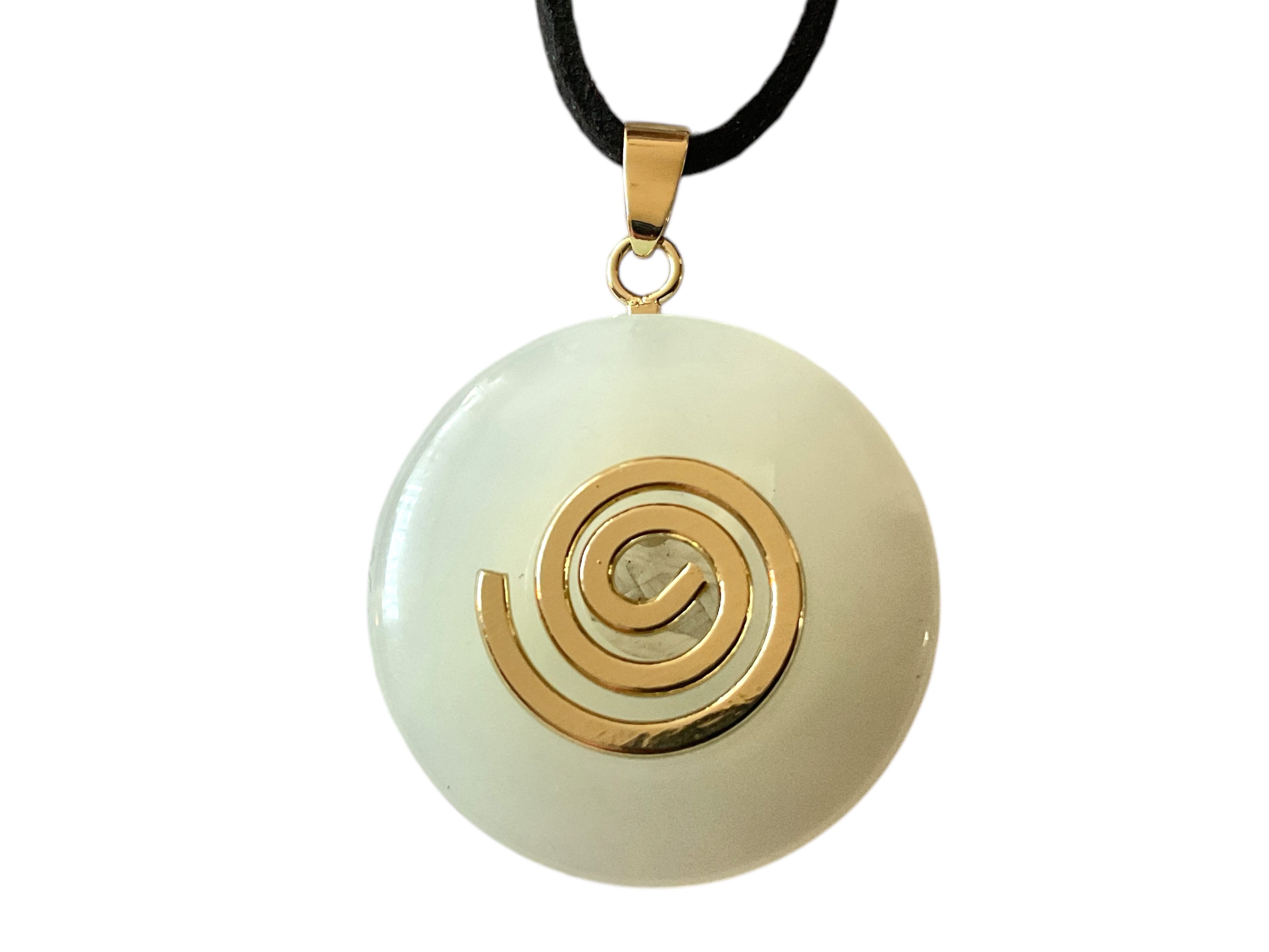 Steinfixx® Lange Kette echter Edelsteindonut 30 günstig online kaufen