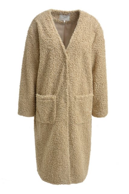 Milano Italy Langmantel CURLY FUR COAT W DEEP V-NECK, PATCH günstig online kaufen