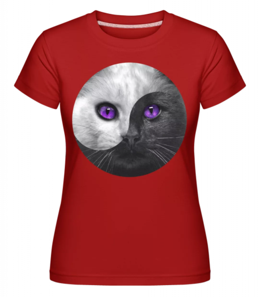 Yin Und Yang Katze · Shirtinator Frauen T-Shirt günstig online kaufen