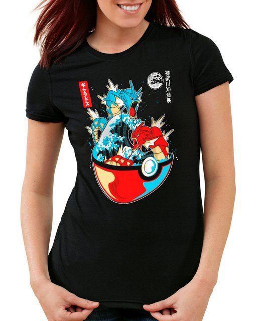 style3 T-Shirt Gyarados Wave amiibo planet go pokemon ball pikachu günstig online kaufen