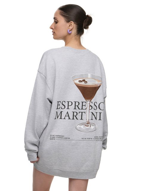 Worldclassca Sweatshirt Worldclassca Oversized Sweatshirt ESPRESSO Print La günstig online kaufen