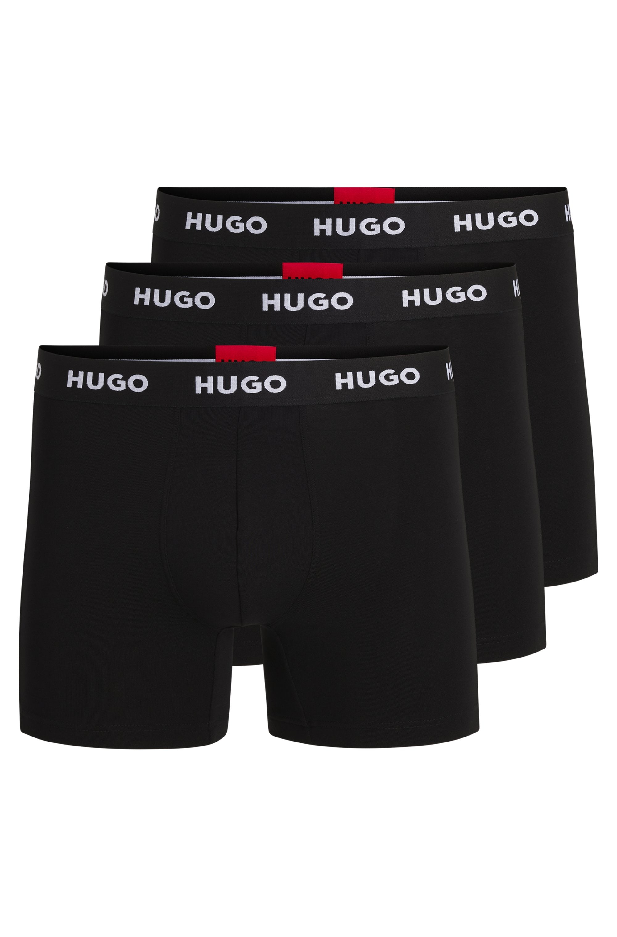 HUGO Underwear Boxer "BOXERBR TRIPLET PACK", (3 St.), mit HUGO Logo-Elastik günstig online kaufen