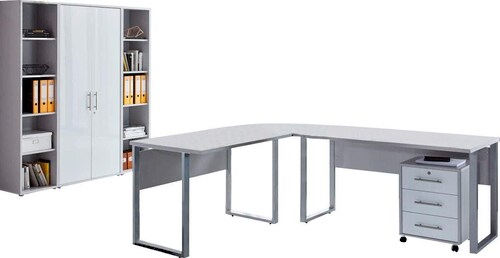 BMG Möbel Büromöbel-Set "Tabor Office 3", (Set, 6 tlg.) günstig online kaufen