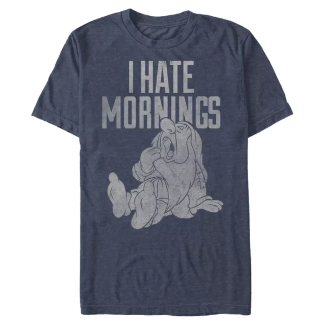 Disney - Schneewittchen - Schlafmütze Hate Mornings - Männer T-Shirt günstig online kaufen