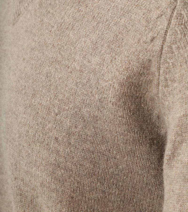 Steppin' Out Pullover V-Ausschnitt Lammwolle Sand - Größe 3XL günstig online kaufen