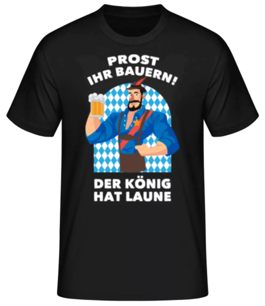 Oktoberfest Der König Hat Laune · Männer Basic T-Shirt günstig online kaufen