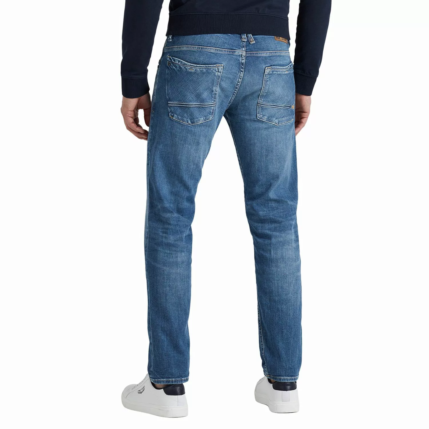 PME Legend Herren Jeans COMMANDER 3.0 - Relaxed Fit - Blau - True Blue Mid günstig online kaufen