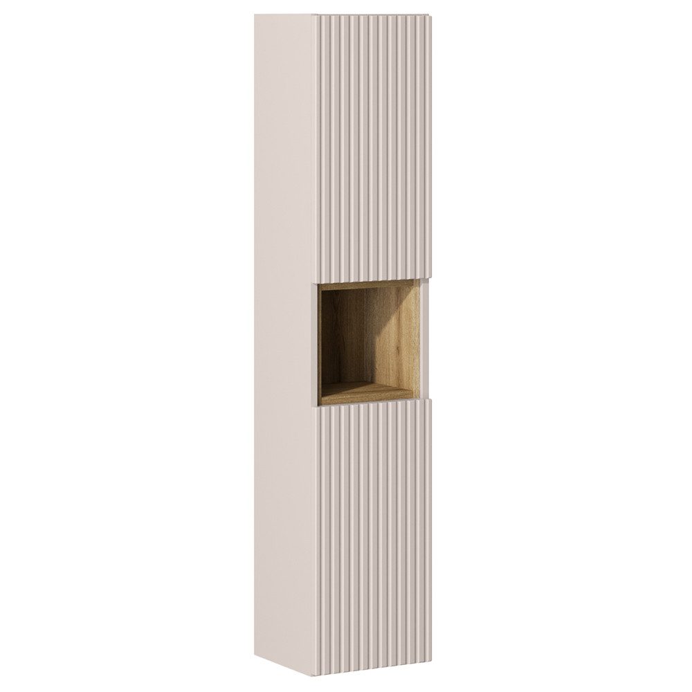 Lomadox Hochschrank NEWPORT-56-CASHMERE Badschrank in kaschmir günstig online kaufen