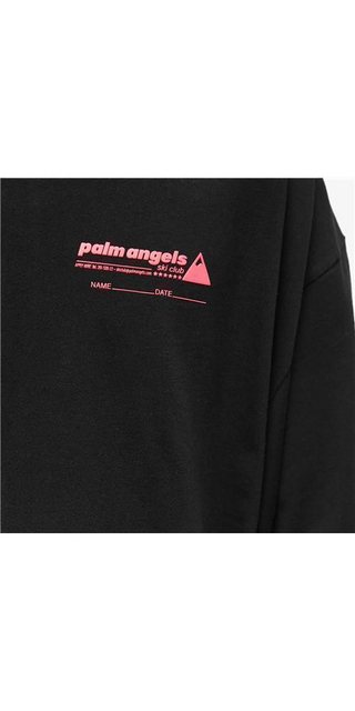 PALM ANGELS Print-Shirt Palm Angels Ski Club T-shirt Schwarz Herren S günstig online kaufen