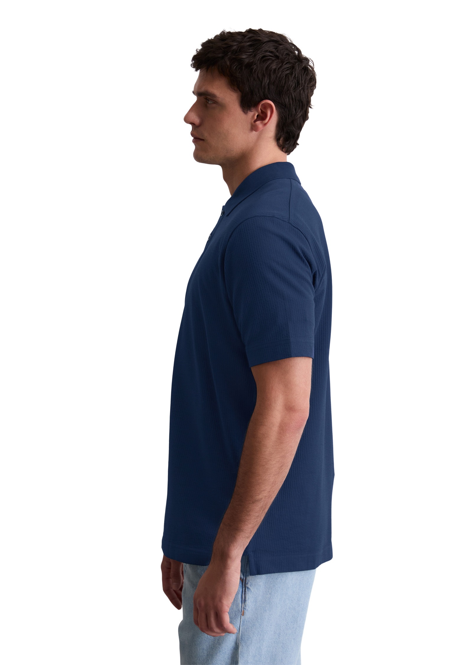 Marc OPolo Poloshirt "aus Bio-Baumwoll-Mix" günstig online kaufen