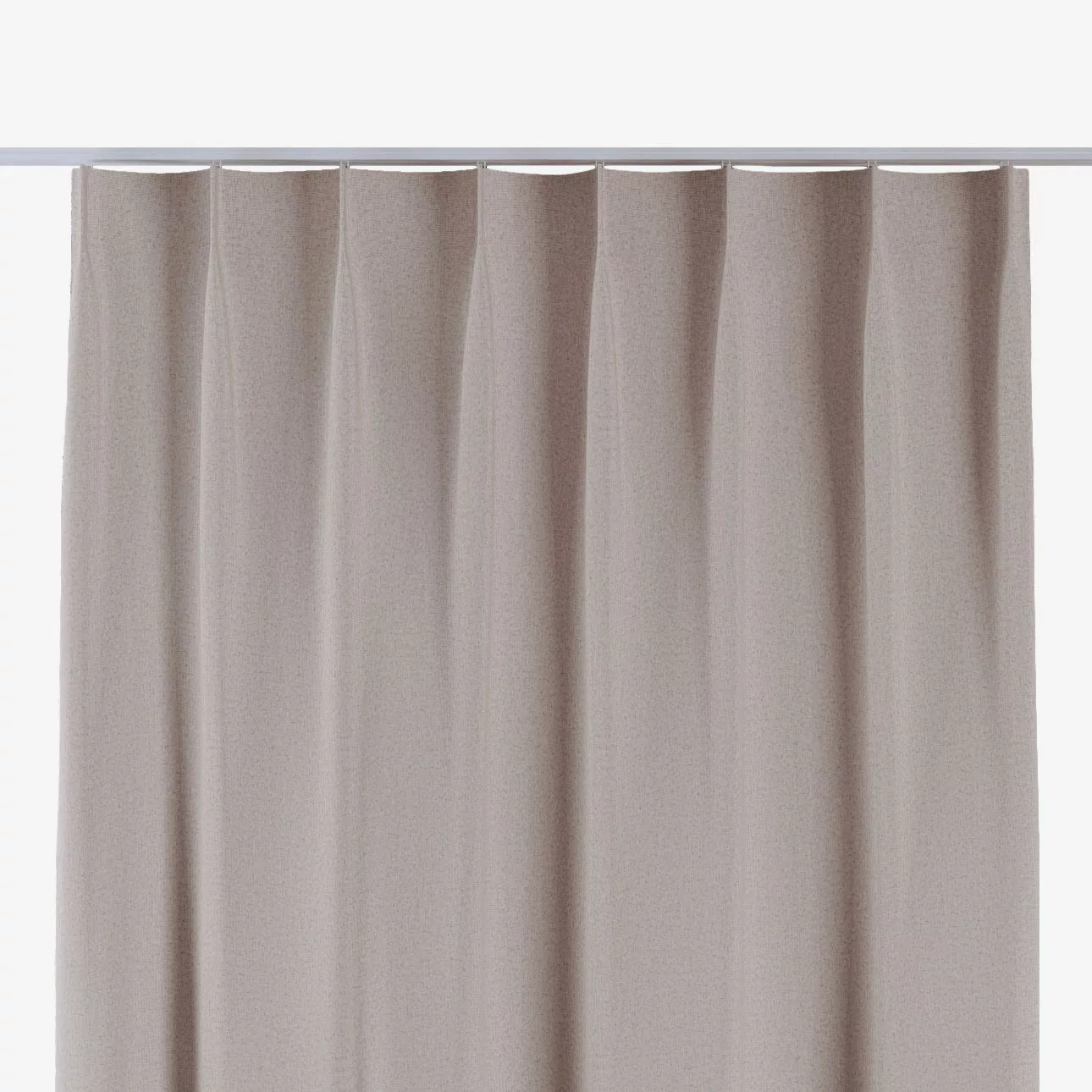 Vorhang mit flämischen 1-er Falten, dunkelbeige, Blackout Soft (269-25) günstig online kaufen