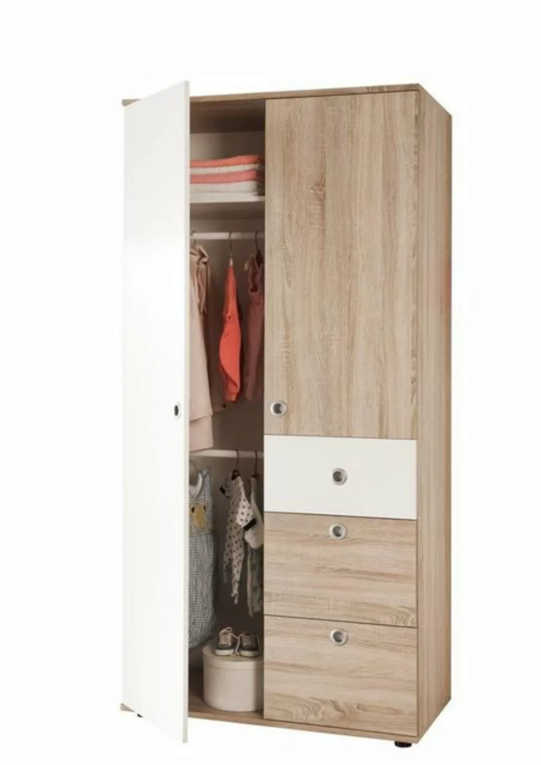 PREISBRECHER Kleiderschrank Floris 90 x 191 x 53 cm (B/H/T) günstig online kaufen