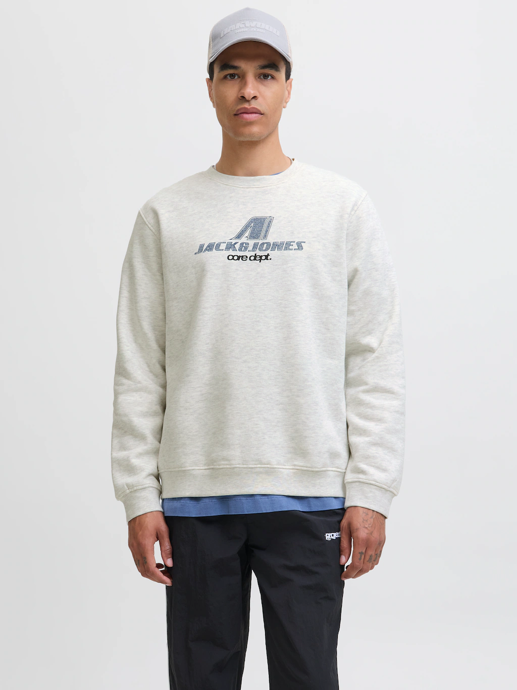 Jack & Jones Sweatshirt "JCOTIER PRINT SWEAT CREW NECK" günstig online kaufen