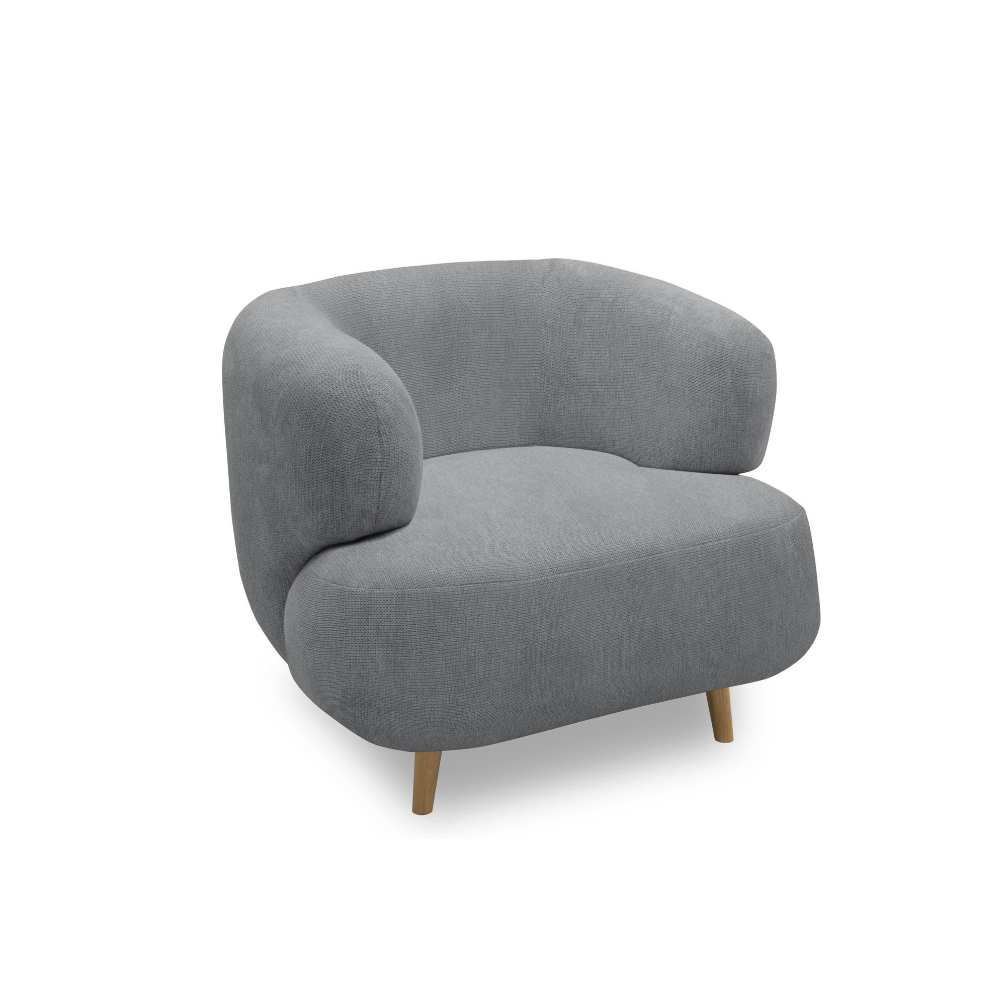Polstersessel 800014, Sessel, Holzfüße, Armsessel, 86 x 73 x 160 (BxTxH), g günstig online kaufen