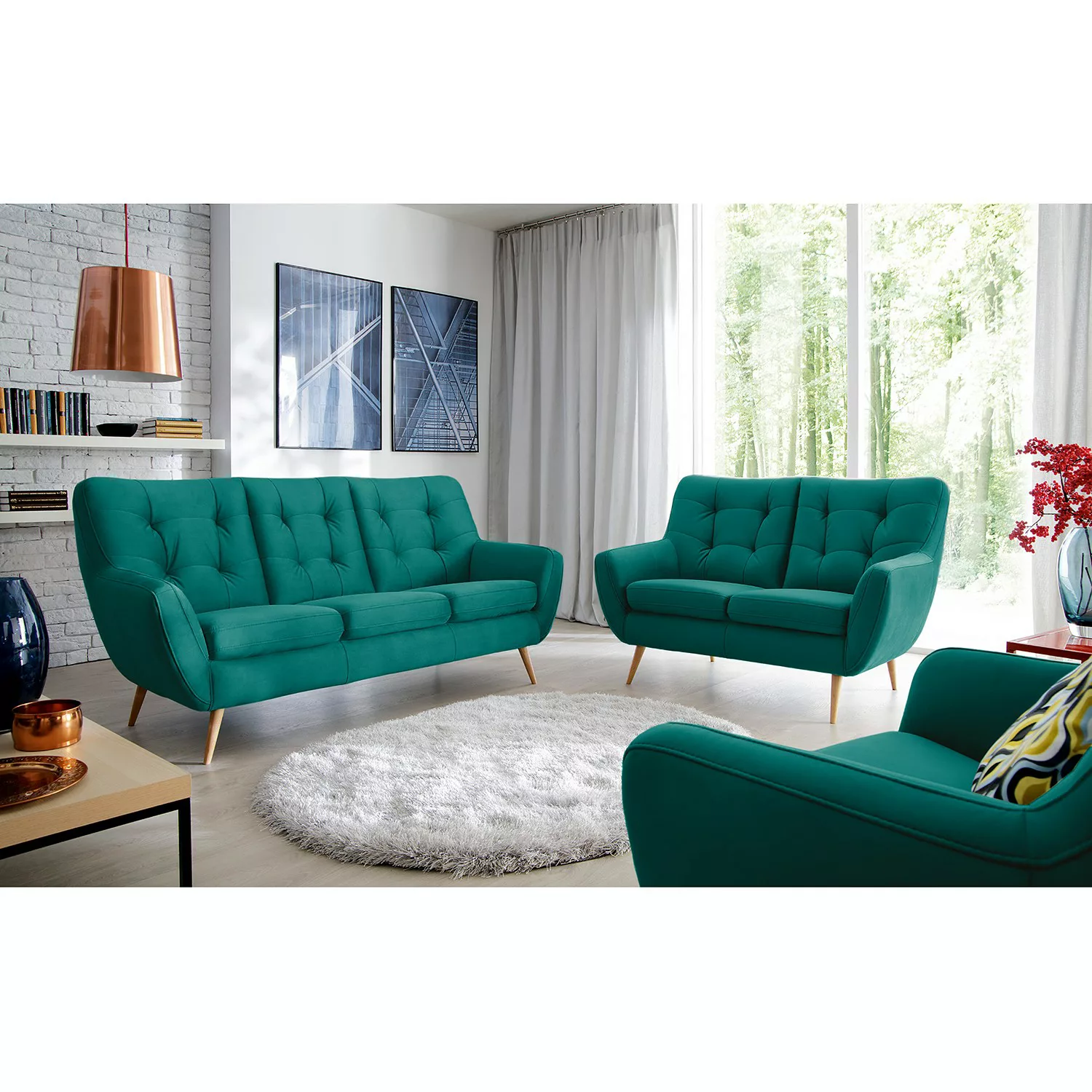 home24 Sofa Sawston I (2 -Sitzer) günstig online kaufen