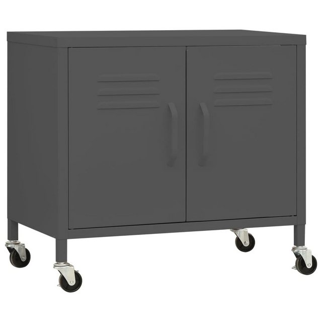 vidaXL Aktenschrank Lagerschrank Anthrazit 60x35x49 cm Stahl günstig online kaufen