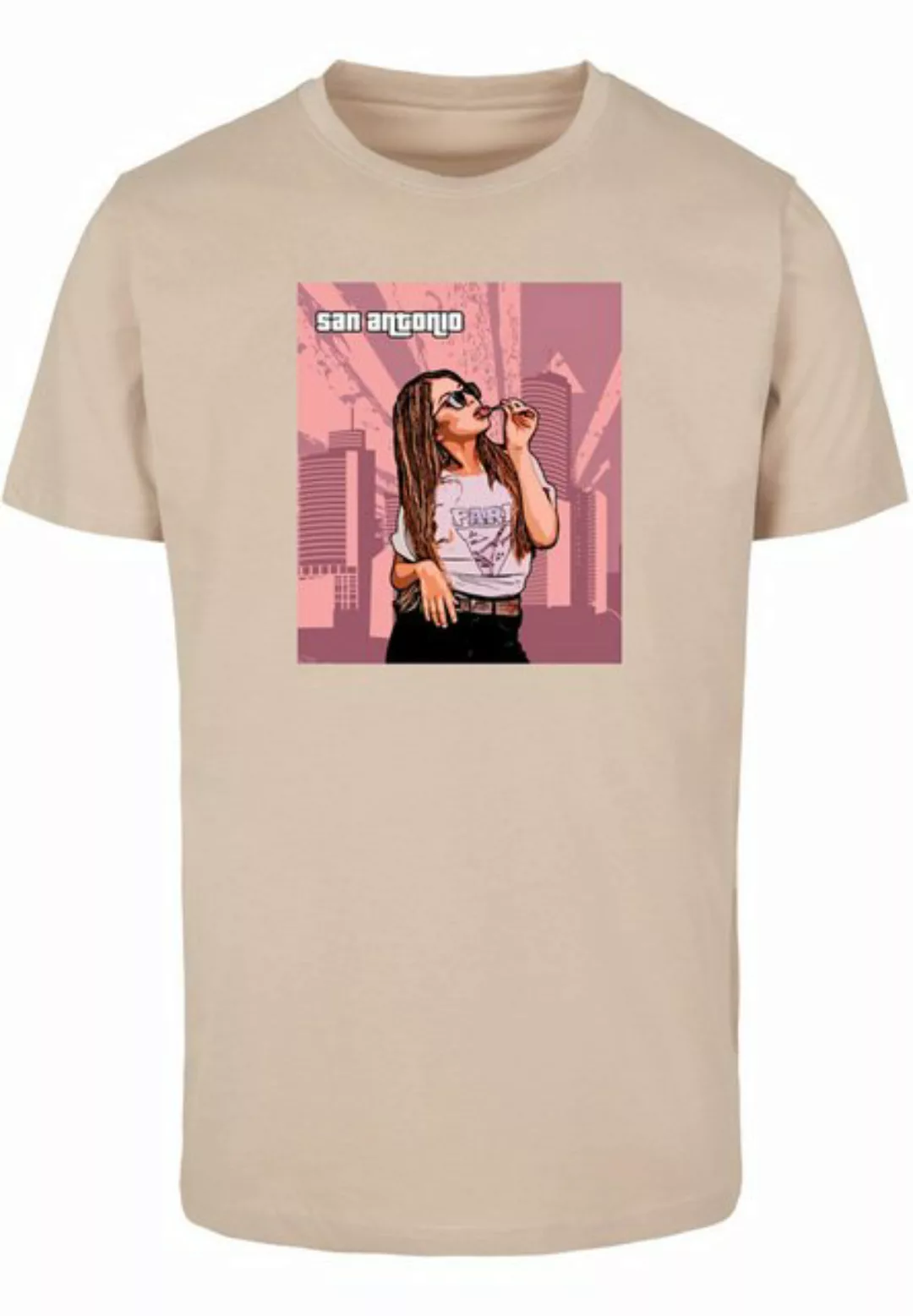 Merchcode T-Shirt Merchcode Herren Grand - San Antonio T-Shirt Round Neck ( günstig online kaufen
