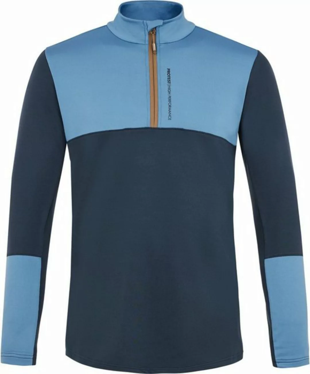 Protest Fleecepullover PRTSITANO 1/4 zip top 986 Blue Nights günstig online kaufen