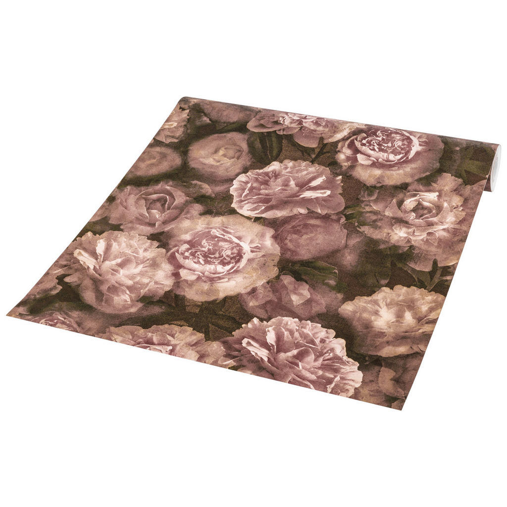 Bricoflor Vintage Tapete mit Blumen Nostalgische Vliestapete mit Rosen in A günstig online kaufen