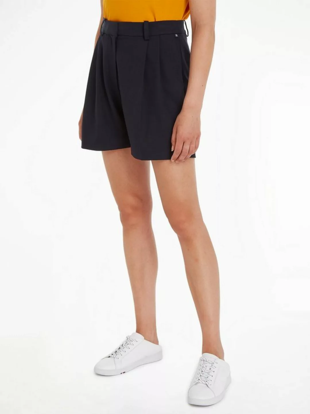 Tommy Hilfiger Shorts MD CORE PLEATED SHORT mit Abnähern günstig online kaufen