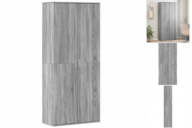 vidaXL Kleiderschrank Kleiderschrank Grau Sonoma 80x35x180 cm Holzwerkstoff günstig online kaufen