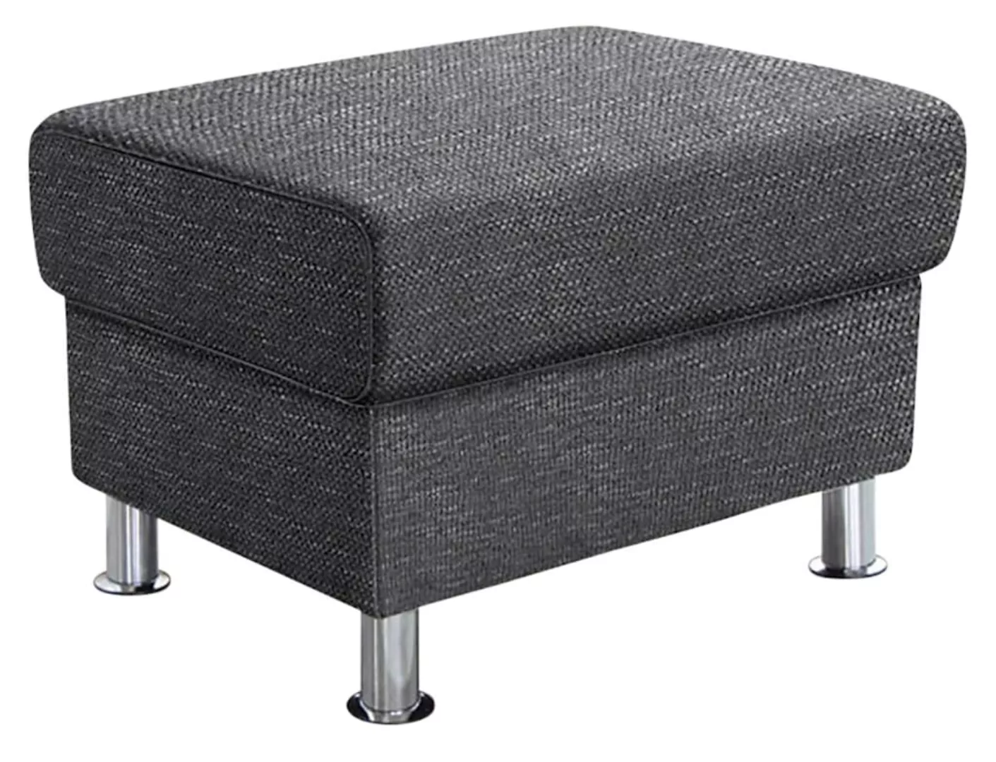 TRENDMANUFAKTUR Hocker »Rondo, Polsterhocker zur Serie, Breite 67 cm, Füße günstig online kaufen