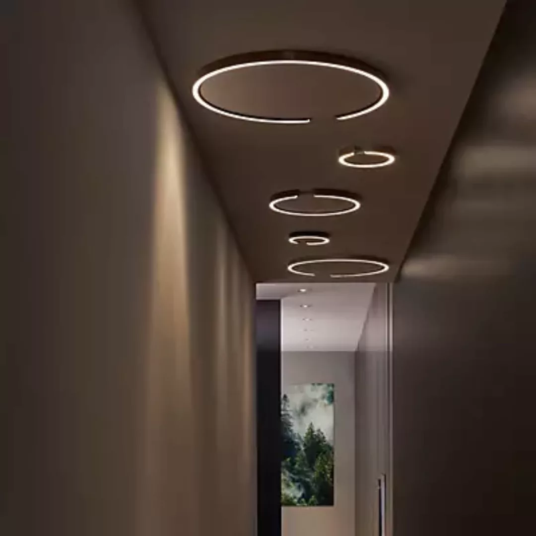 Occhio Mito Soffitto 20 Up Lusso Wide Wand- und Deckenleuchte LED, Kopf gol günstig online kaufen