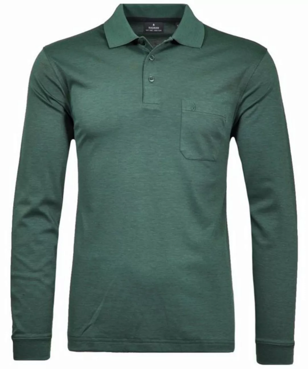 RAGMAN Langarm-Poloshirt Polo soft knit LS günstig online kaufen