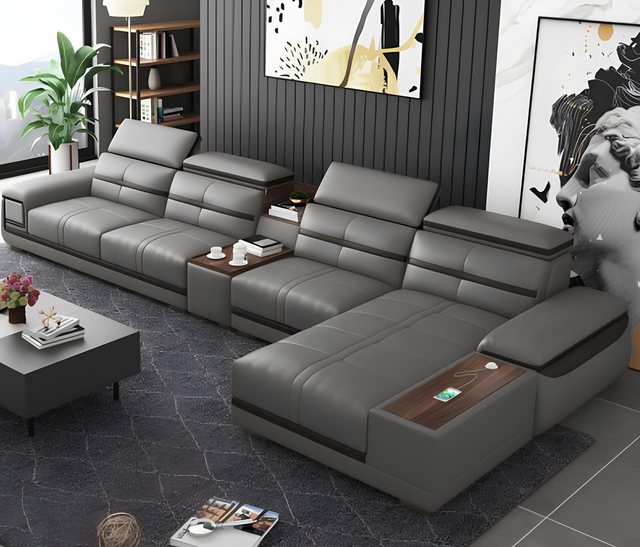 Xlmoebel Ecksofa Modernes Ecksofa in L-Form mit Relaxfunktion und luxuriöse günstig online kaufen