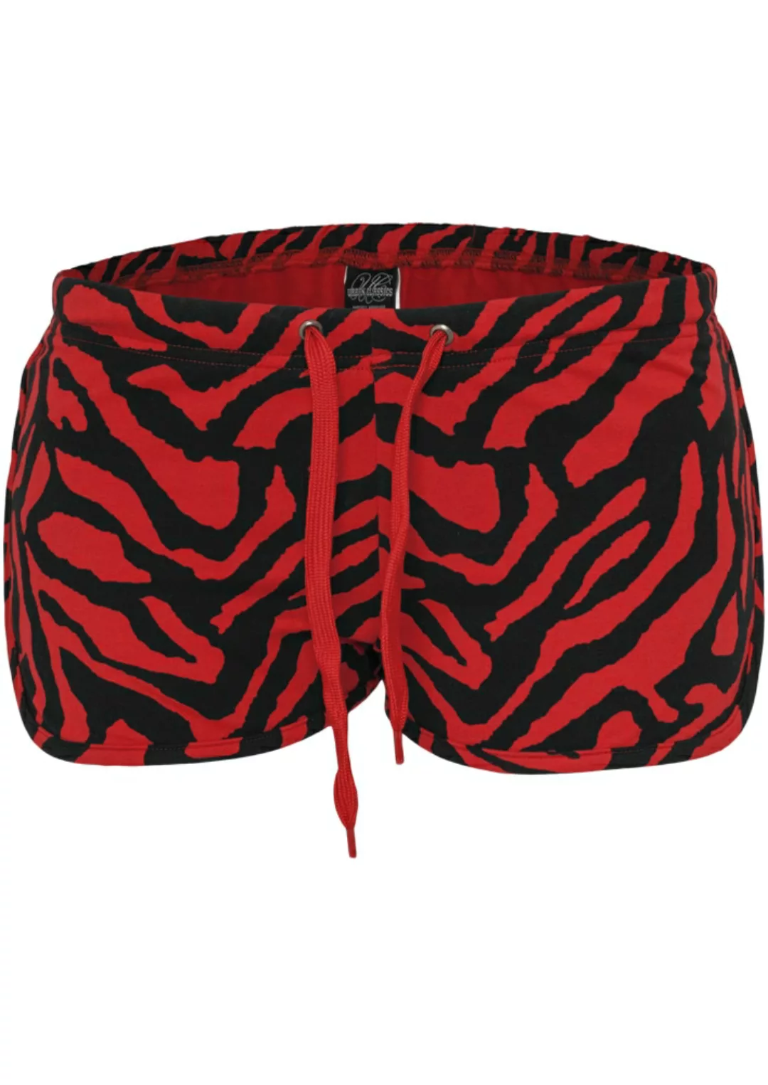URBAN CLASSICS Stoffhose "Damen Ladies Zebra Hotpants", (1 tlg.) günstig online kaufen