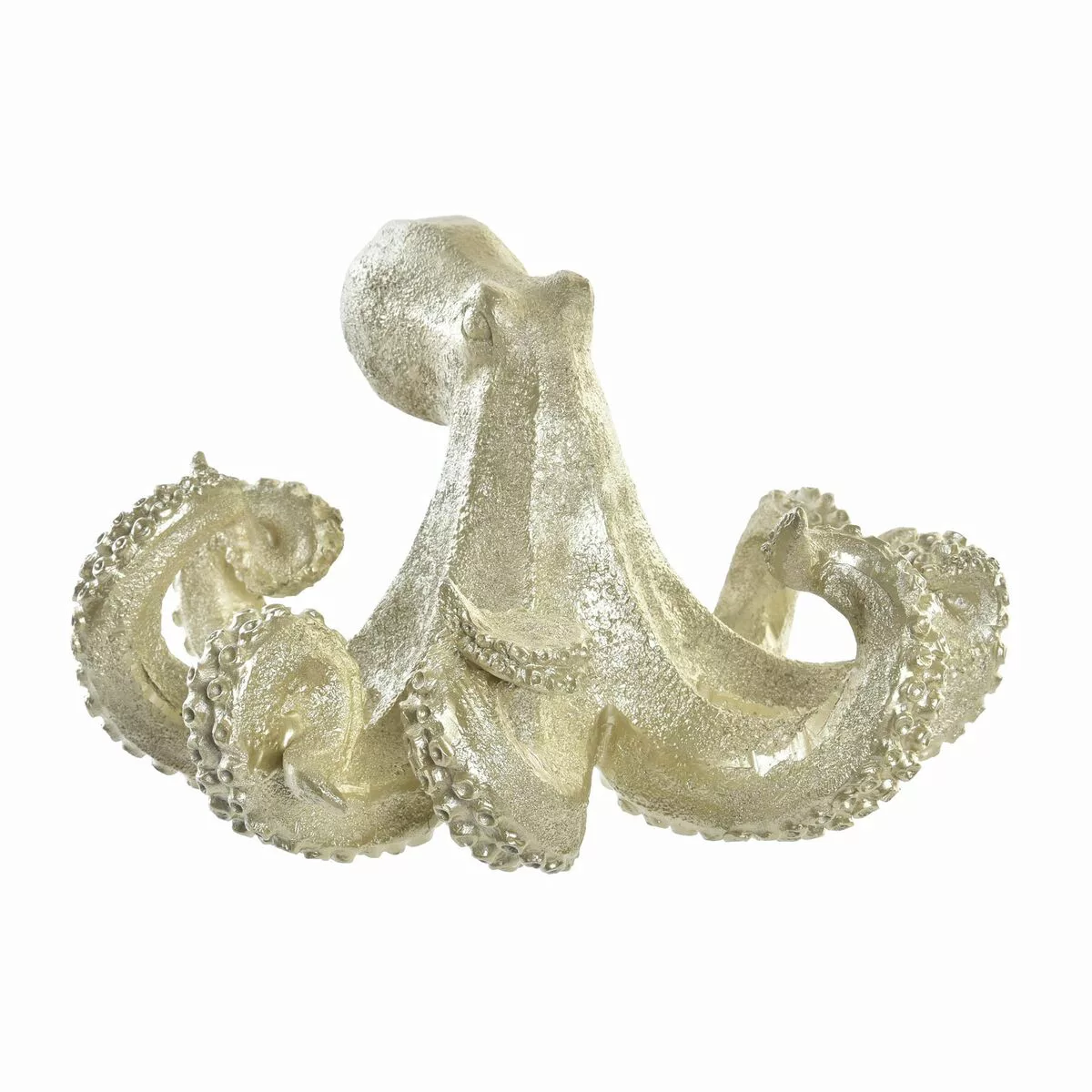 Deko-figur Dkd Home Decor Golden Harz Oktopus Mediterraner (25,5 X 24,5 X 1 günstig online kaufen