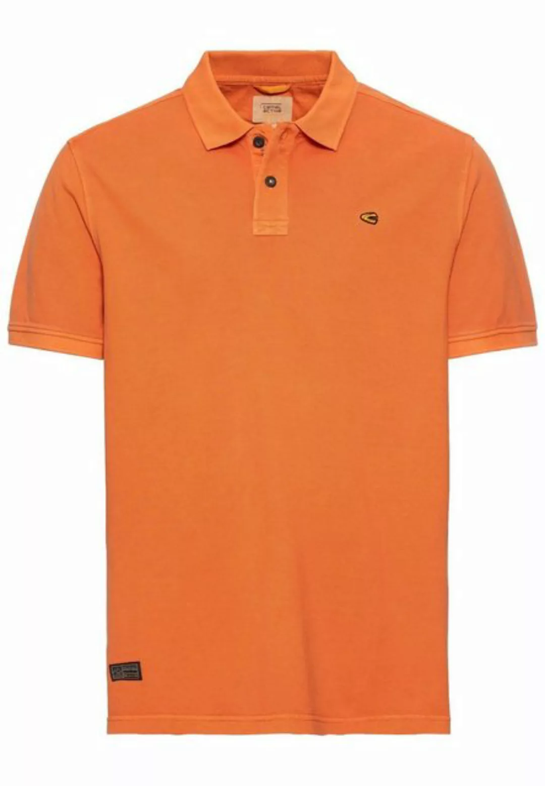 camel active Poloshirt im Garment-Dye-Look günstig online kaufen