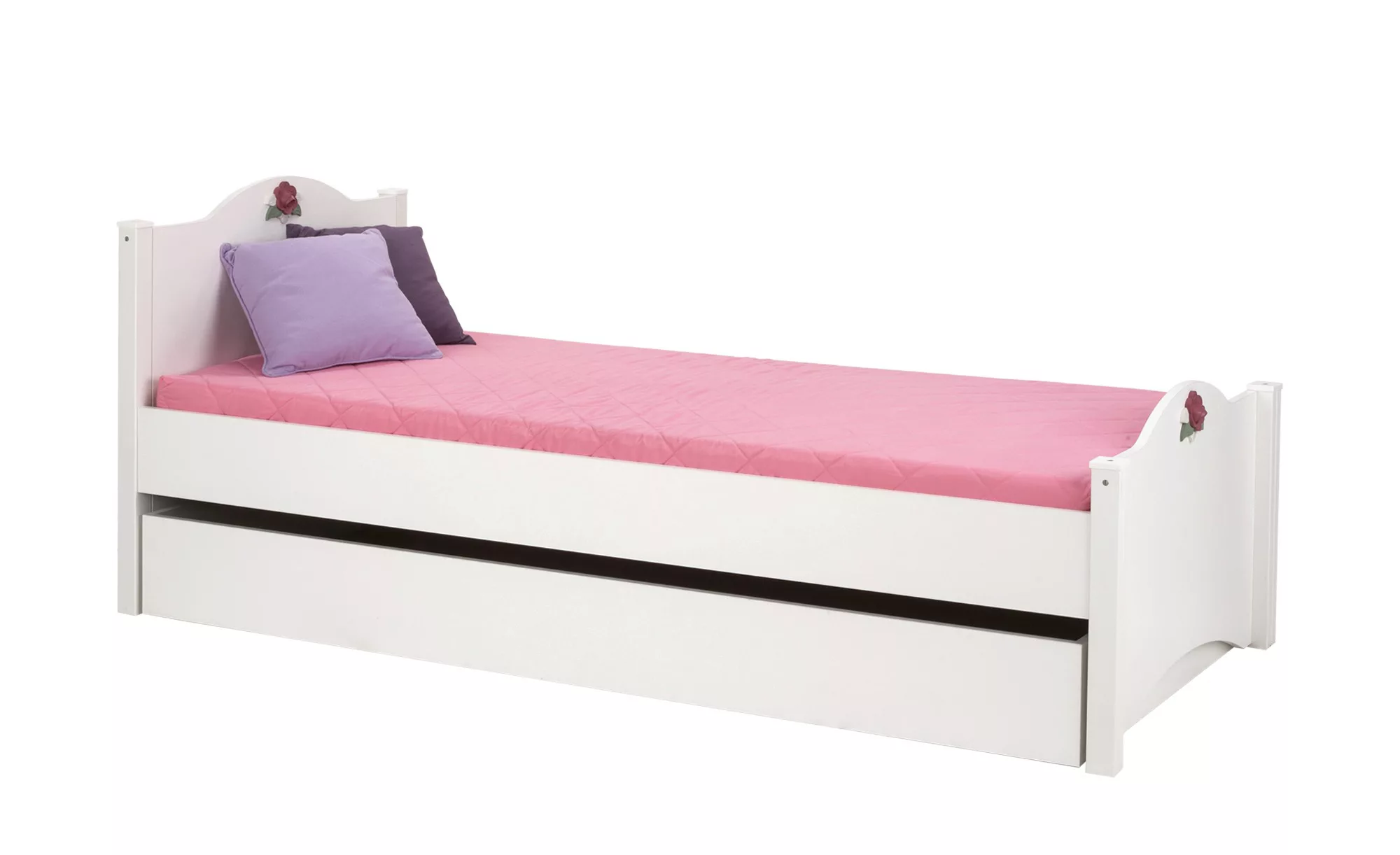 Bett - weiß - 95,6 cm - 89 cm - 211 cm - Betten > Bettgestelle - Möbel Kraf günstig online kaufen