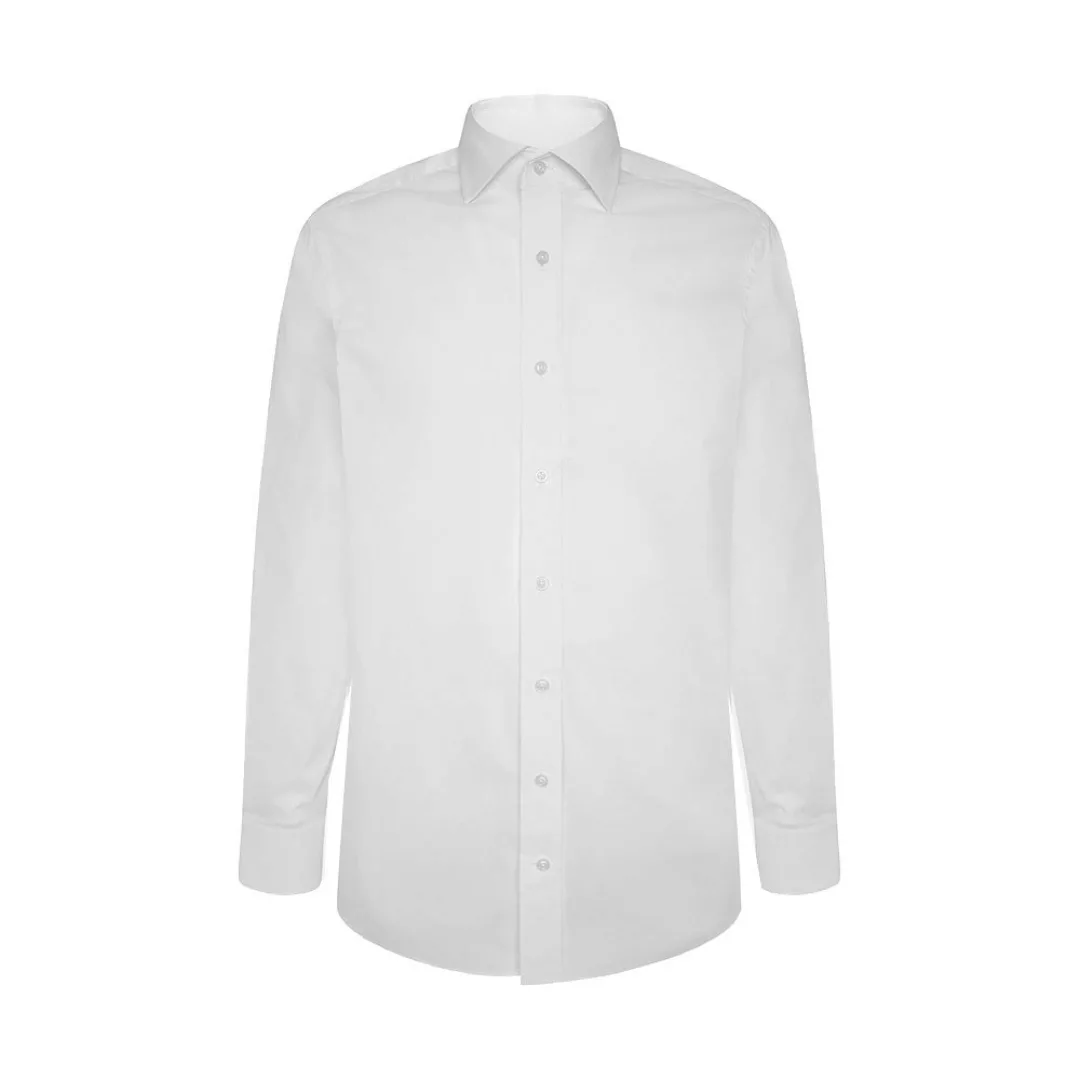 Hackett Stretch Pop Bc Langarm Hemd XL White günstig online kaufen
