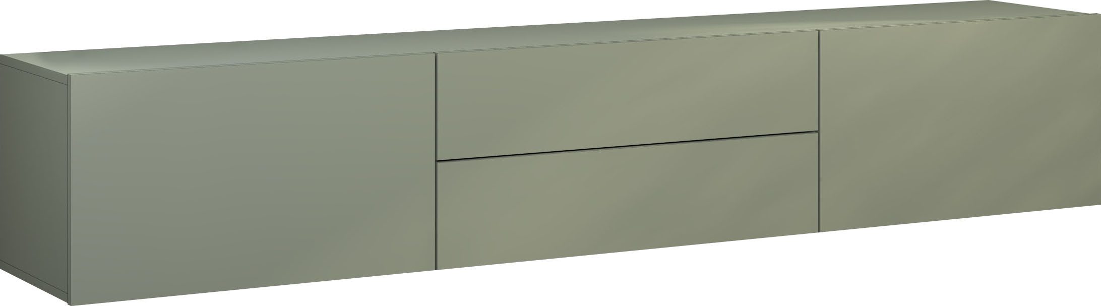 borchardt Möbel Lowboard "Sophia", Breite 200 cm mit 2 Klappen und 2 Schubk günstig online kaufen