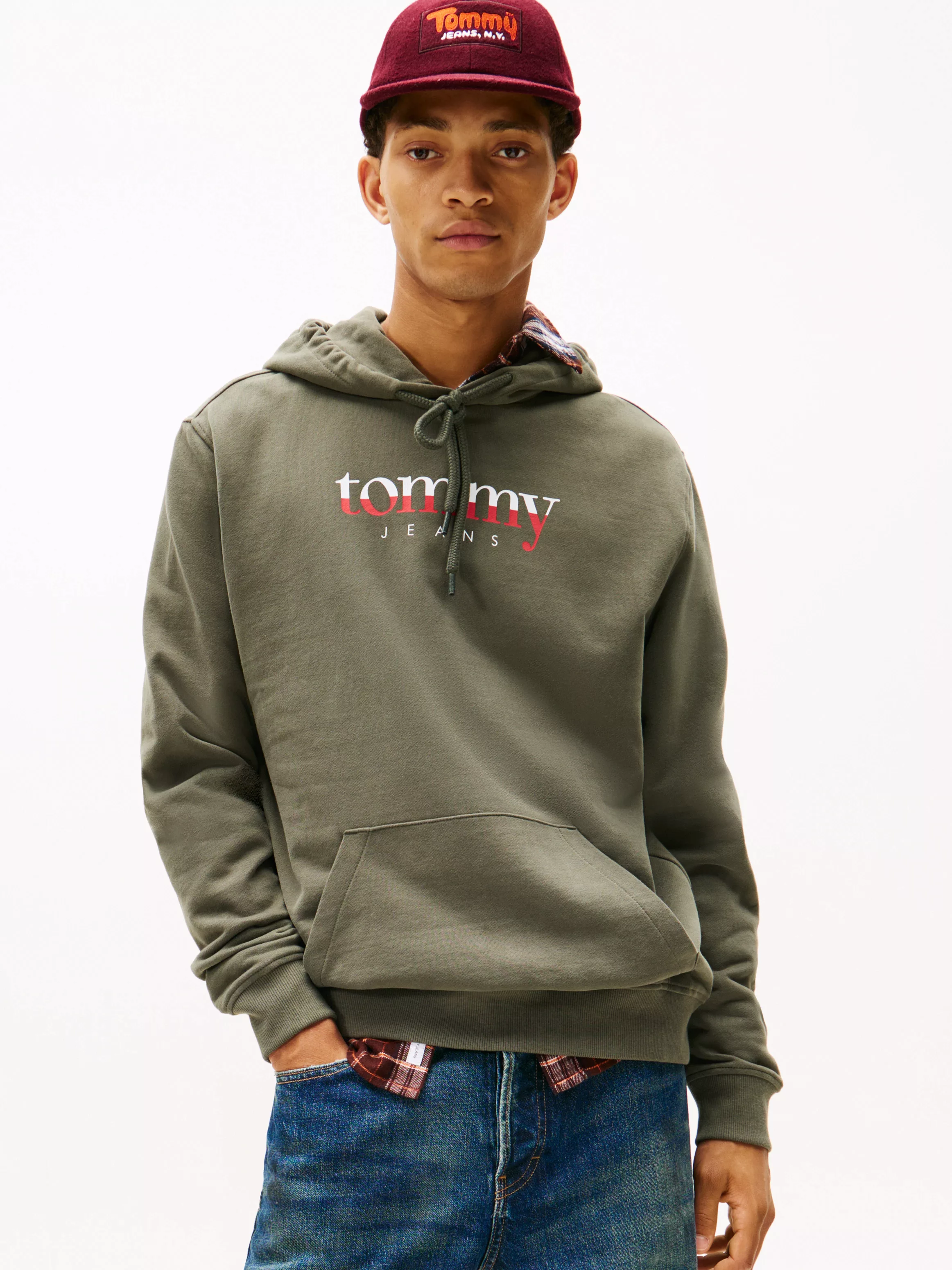 Tommy Jeans Hoodie "TJM DNA", Sweatshirt, Reuglar Fit, mit Logo günstig online kaufen