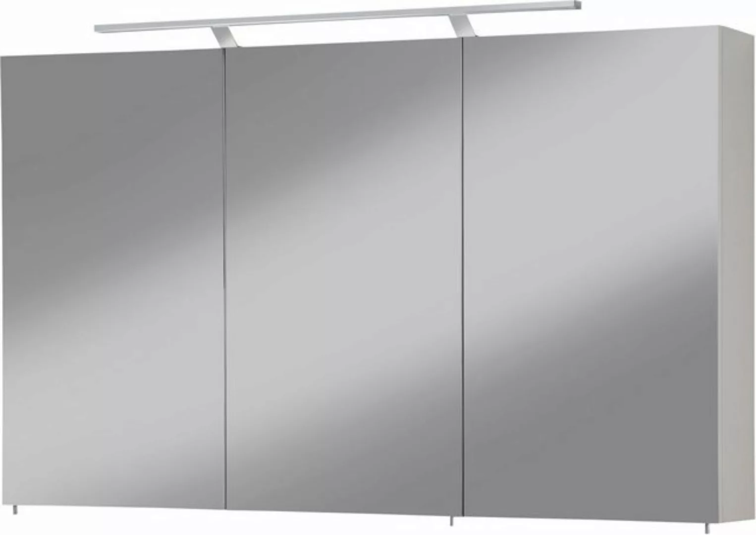 welltime Spiegelschrank Torino Breite 120 cm, 3-türig, LED-Beleuchtung, Sch günstig online kaufen