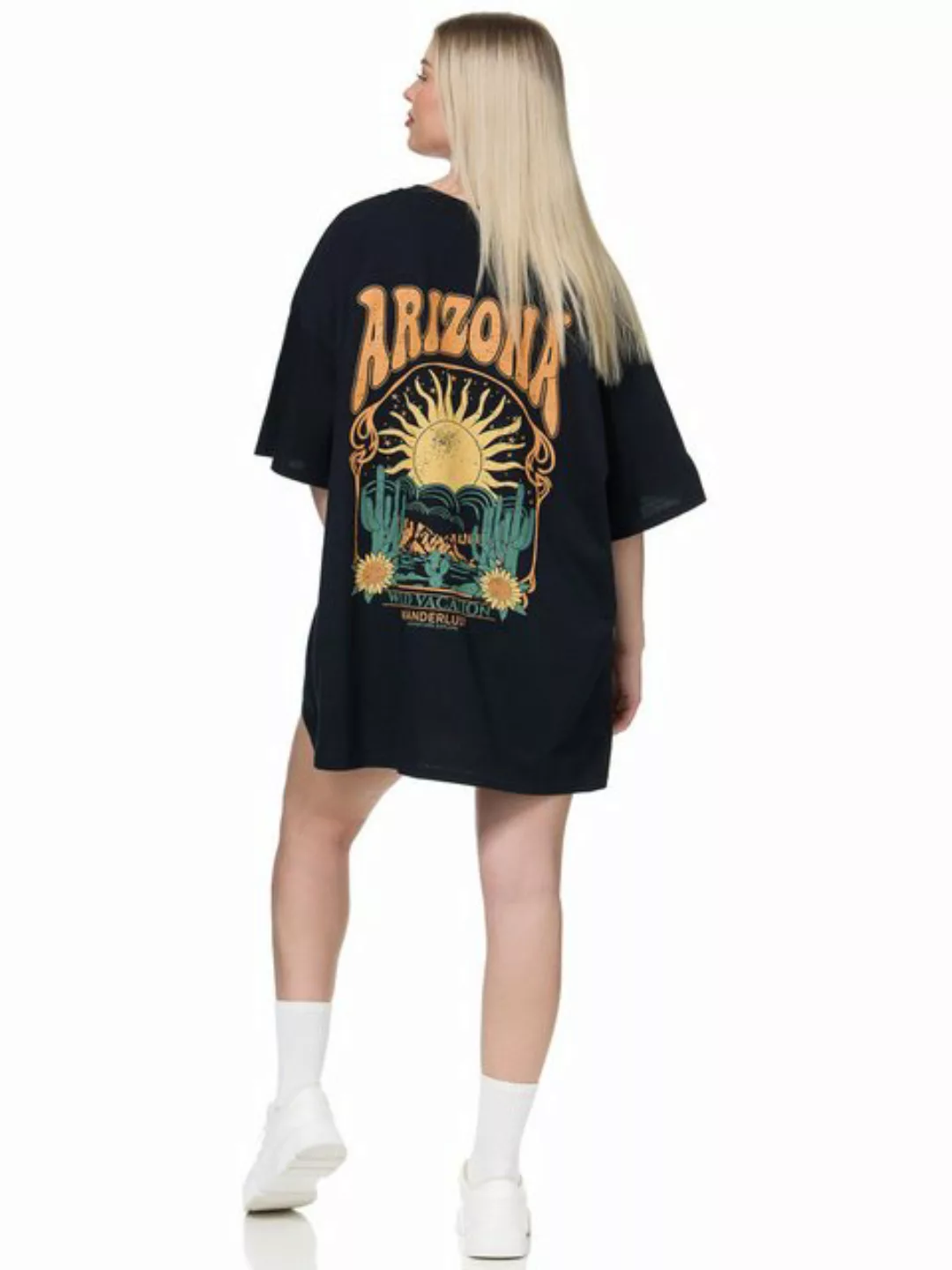 Worldclassca T-Shirt Worldclassca Oversized Print ARIZONA T-Shirt lang Somm günstig online kaufen