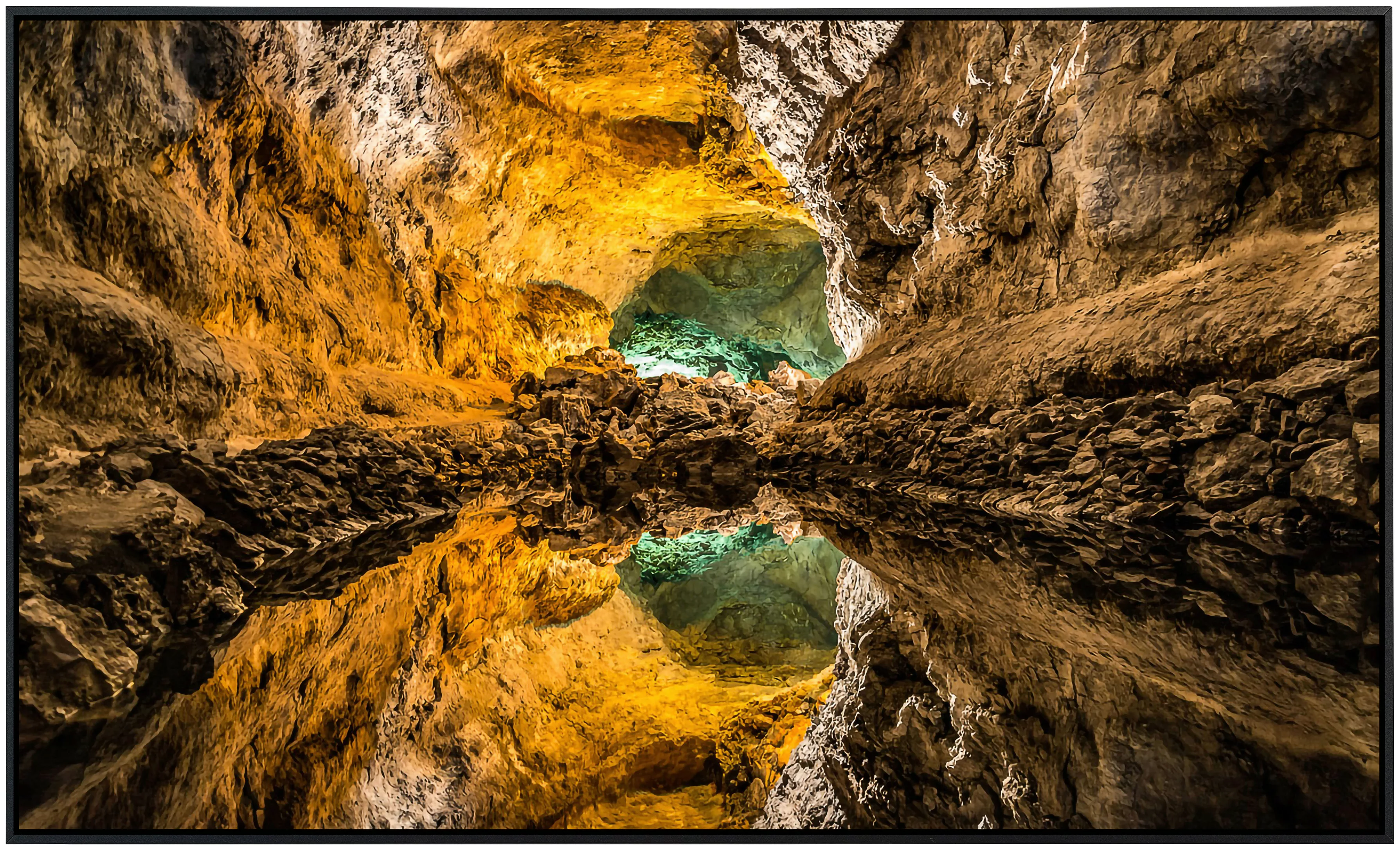 Papermoon Infrarotheizung »Höhle mit Wasser«, sehr angenehme Strahlungswärm günstig online kaufen