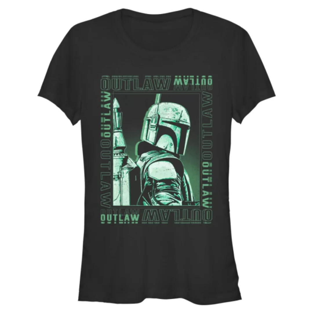 Star Wars - Book of Boba Fett - Boba Fett Punk Outlaw - Frauen T-Shirt günstig online kaufen