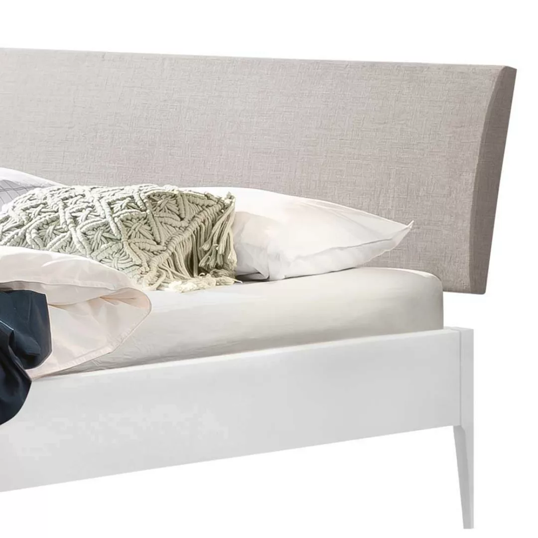 Doppelbett Buche weiß lackiert 160x200 cm 180x200 günstig online kaufen