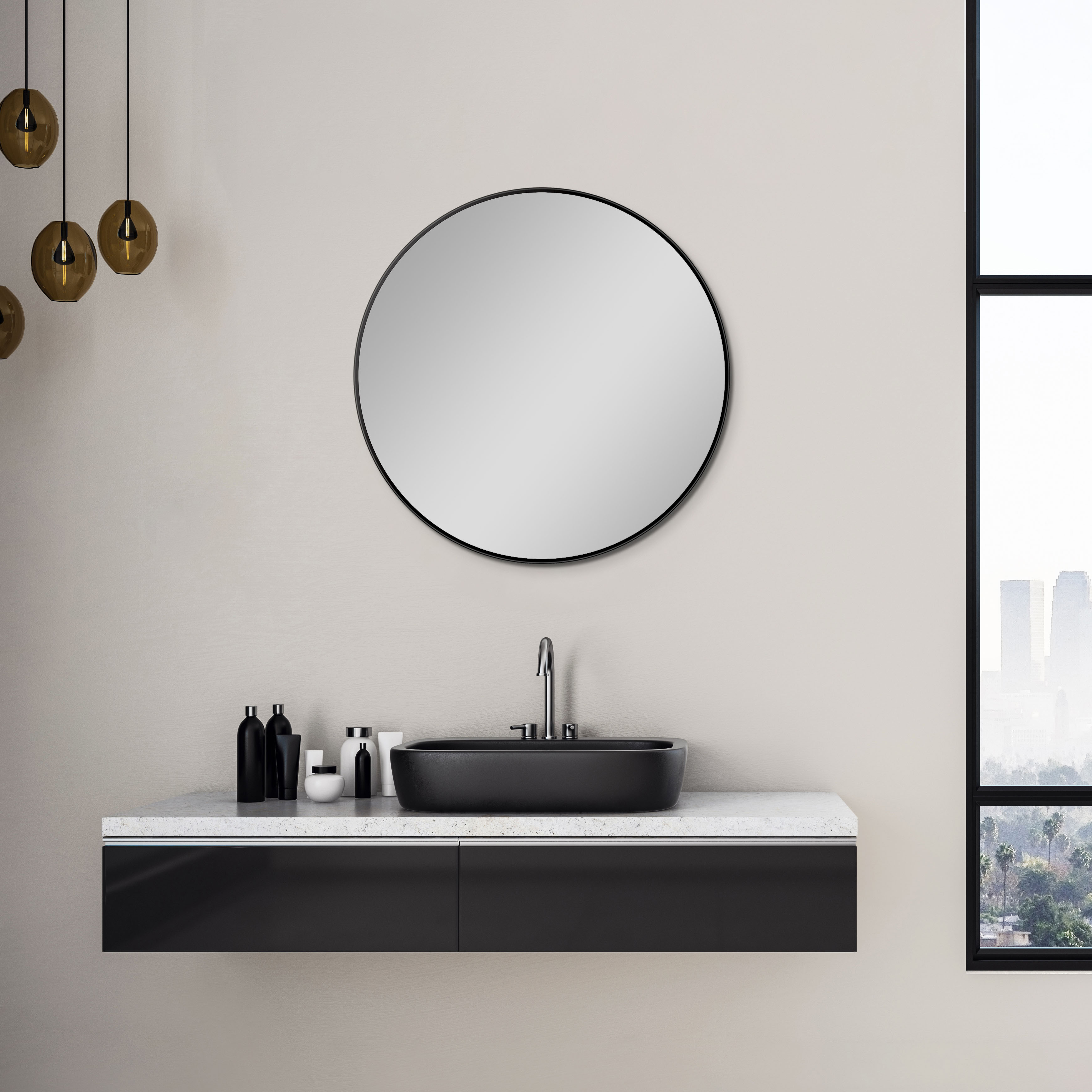 Talos Badspiegel "Picasso", hochwertiger Aluminiumrahmen günstig online kaufen