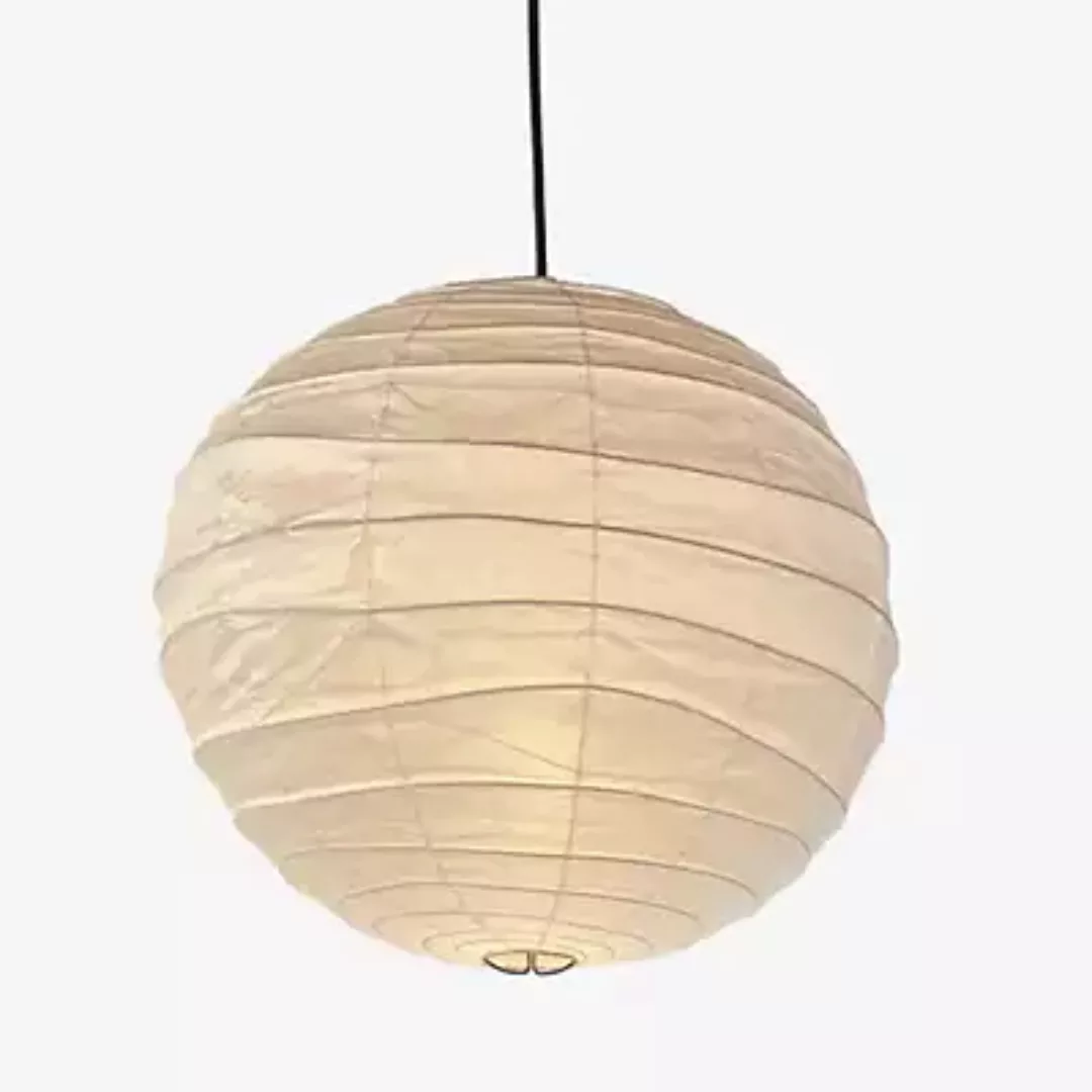 Vitra - Akari 75D Pendelleuchte - natur/H 69cm / Ø 75cm günstig online kaufen