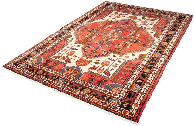 morgenland Orientteppich »Perser - Nomadic - 205 x 142 cm - rot«, rechtecki günstig online kaufen