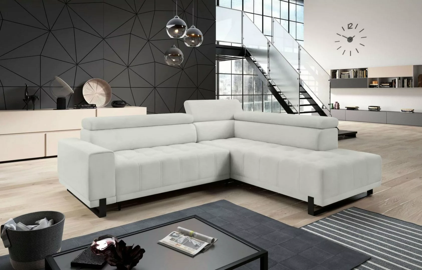 99rooms Ecksofa Stylefy Norwich Ecksofa, L-Form, Eckcouch, Sitztiefenverste günstig online kaufen