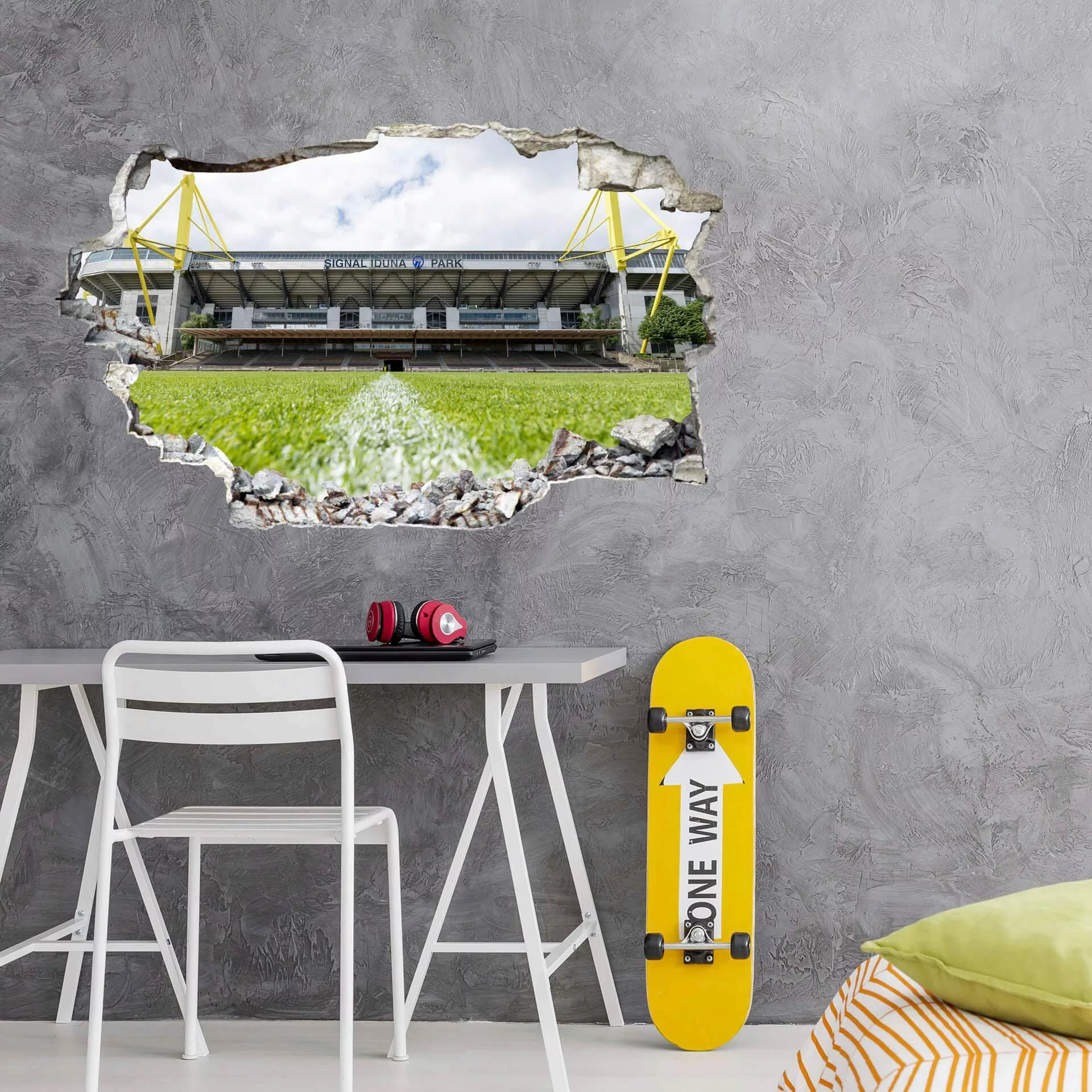 Wall-Art Wandtattoo "Borussia Dortmund BVB Signal Iduna", selbstklebend, en günstig online kaufen